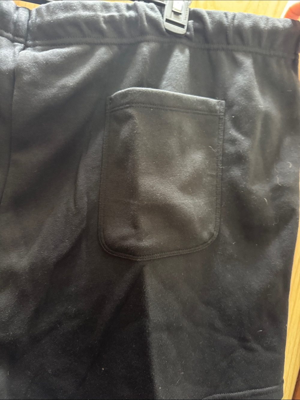 No Boundaries Black‎ Men's Athletic Drawstring Shorts - Simple Sport Style - Picture 5 of 5
